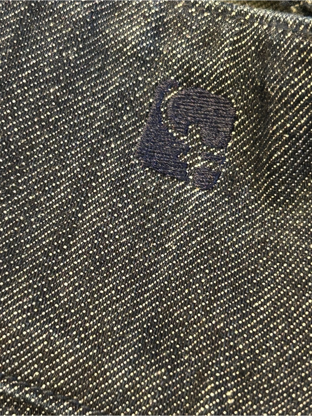 Fidelity Denim Wide Leg Trouser Jeans Dark Wash High Rise Button Detail Size 27 - Picture 7 of 10